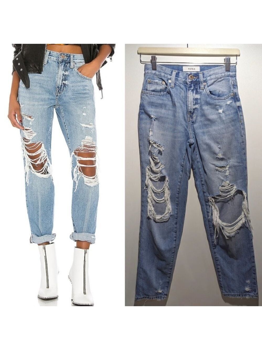Pistola | Presley Straight Jeans in Rock Or Bust